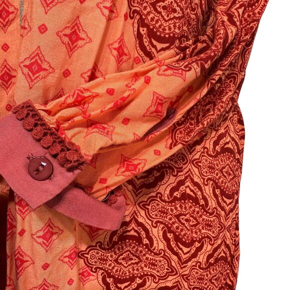 Gypsy05 crochet bohemian long sleeve Dress Size S - Picture 6 of 10